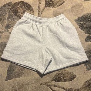 Women's Athletic Light Gray Shorts
